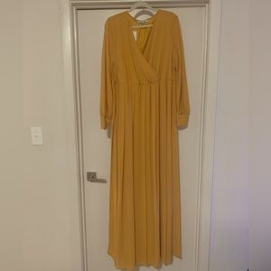 Mustard Yellow Maxi Dress